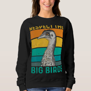 Respektieren des großen Vogelziels für einen WWU-V Sweatshirt
