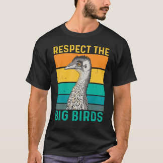 Respektieren des großen Vogelziels für einen WWU-V T-Shirt
