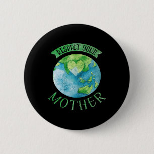 Respektieren des Klimawandels auf dem Niedlichen P Button