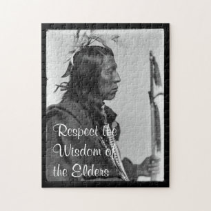 Respektieren des Rätsel der Weisheit Puzzle