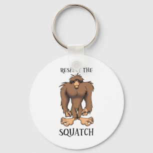 RESPEKTIEREN SIE DAS SQUATCH SCHLÜSSELANHÄNGER