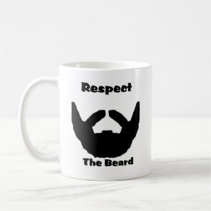 respektieren Sie den Bart Tasse