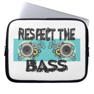 Respektieren Sie den Baß Laptopschutzhülle