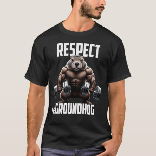 Respektieren Sie den Erdenhund, glückliche Erden T T-Shirt