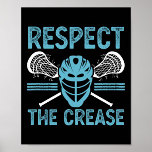 Respektieren Sie den feinen Lacrosse Player Lax Go Poster