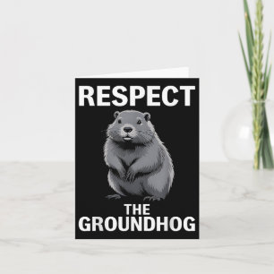 Respektieren Sie den glücklichen Groundhog Day Url Karte