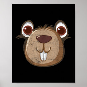 Respektieren Sie den Groundhog Funny Groundhog Day Poster