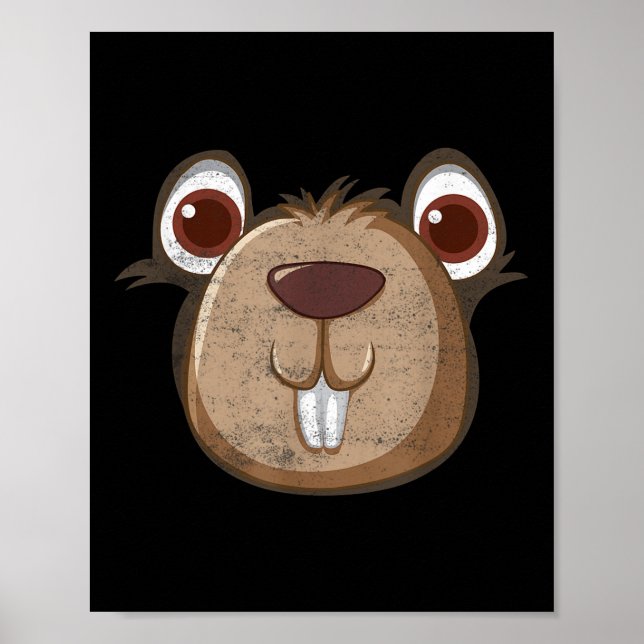 Respektieren Sie den Groundhog Funny Groundhog Day Poster (Vorne)