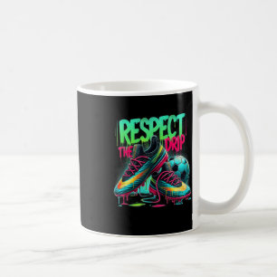 Respektieren Sie den Tropfen Soccer Ice Cream Trop Kaffeetasse