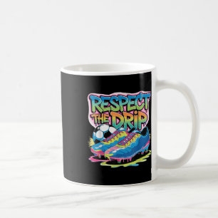 Respektieren Sie den Tropfen Soccer Ice Cream Trop Kaffeetasse