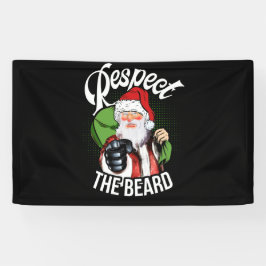 Respektieren Sie den Weihnachtsmann Weihnachten Banner