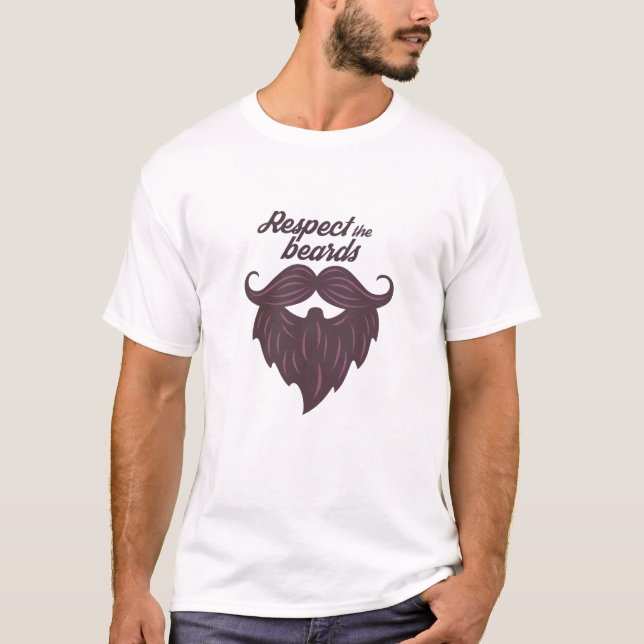 Respektieren Sie die Bärte T-Shirt (Vorderseite)