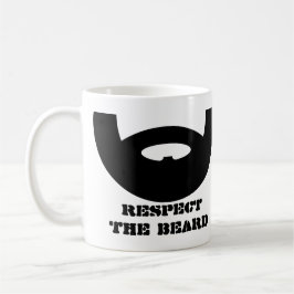 Respektieren Sie die Bartkaffee-Tasse für männlich Kaffeetasse