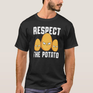 Respektieren Sie die Veganen Putzlappen des Kartof T-Shirt