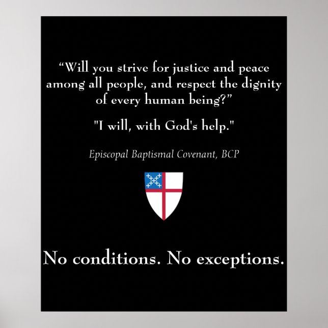 Respektieren Sie die Würde aller Menschen Poster (Vorne)