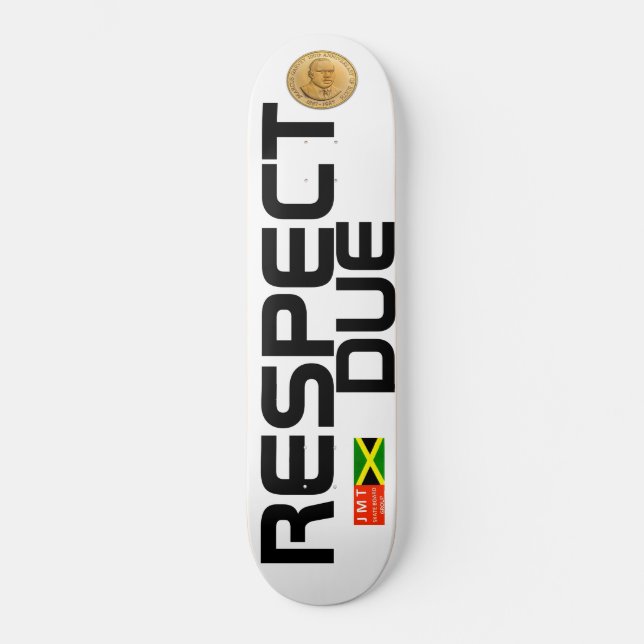 RESPEKTIEREN SIE EIN GEEIGNETES Skateboard (Vorderseite)