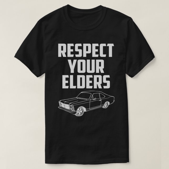 Respektieren Sie Ihre Elders Vauxhall Cavalier Mk  T-Shirt (Design vorne)
