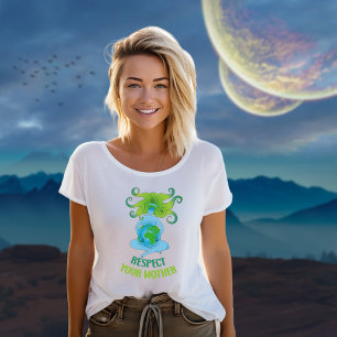 Respektieren Sie Ihre Mutter, Veganer Aktivismus T-Shirt
