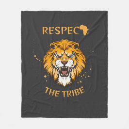 Respektiert den Stamm | Fleece-Decke Fleecedecke