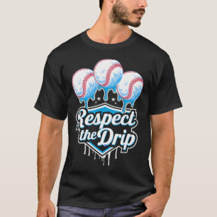Respektiert den Tropfen Bysebyll Drip Boys Eiscrem T-Shirt