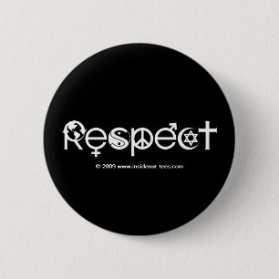 Respektiert Mutter Erde - Recycelt Rettet den Plan Button