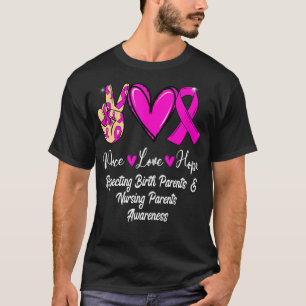 Respektierung der Eltern und Pflegeeltern Frieden T-Shirt