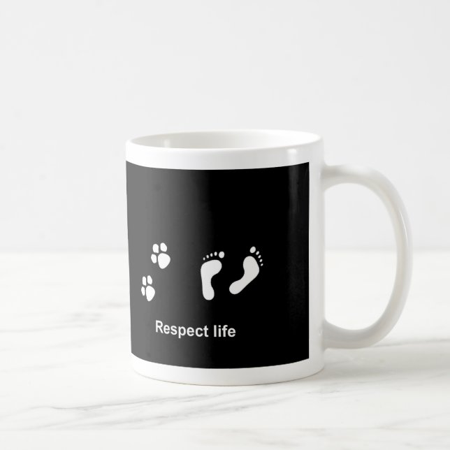 Respektleben - jeder ist von Bedeutung Tasse (Rechts)