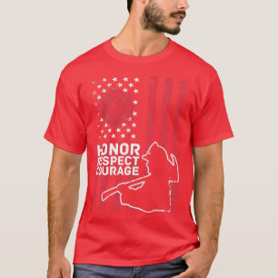 Respektschutz Mut Feuerwehrmann T-Shirt