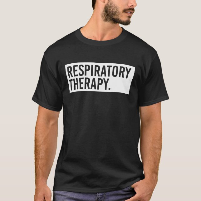 Respiratorische Therapie RT Atemtherapeut T-Shirt (Vorderseite)