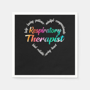 Respiratorischer Therapeut Serviette
