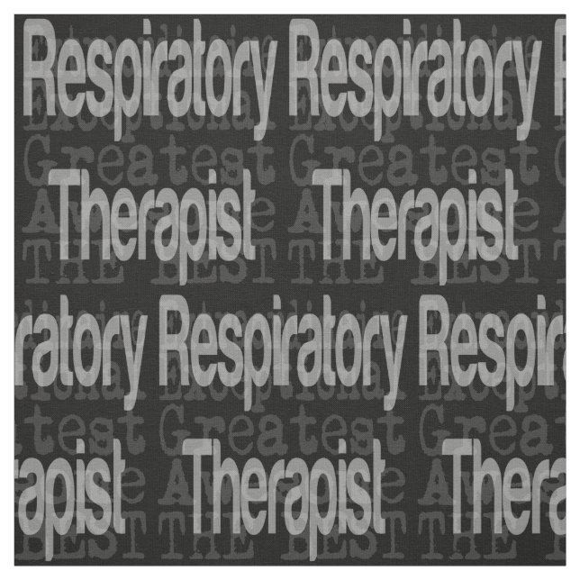 Respiratorischer Therapeut Stoff (Muster)