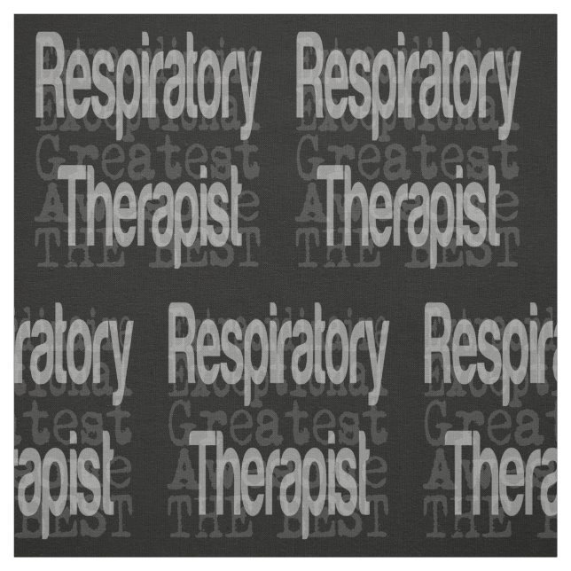Respiratorischer Therapeut Stoff (Muster)
