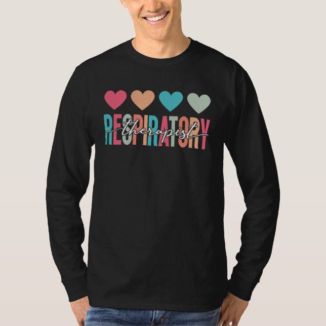 Respiratory Therapist Cardiology Pulmonology Docto T-Shirt (Vorderseite)