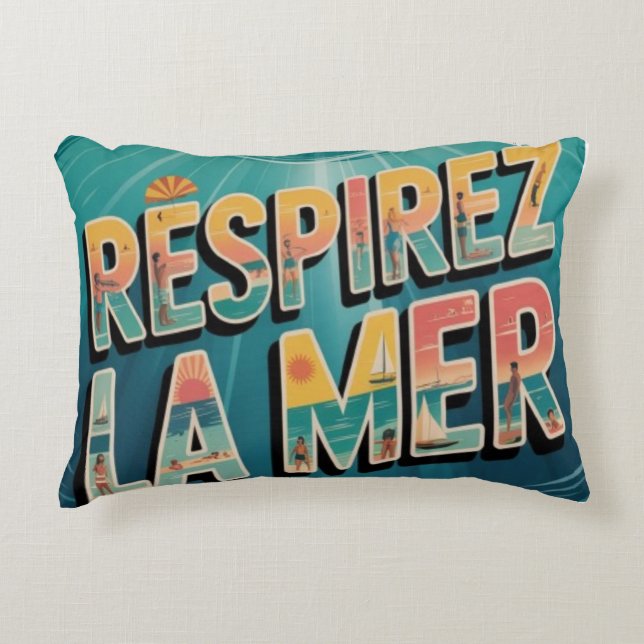 Respirer la Mer Dekokissen (Vorderseite)
