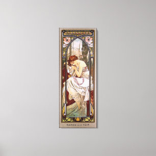 Rest der Nacht von Alphonse Mucha Leinwanddruck