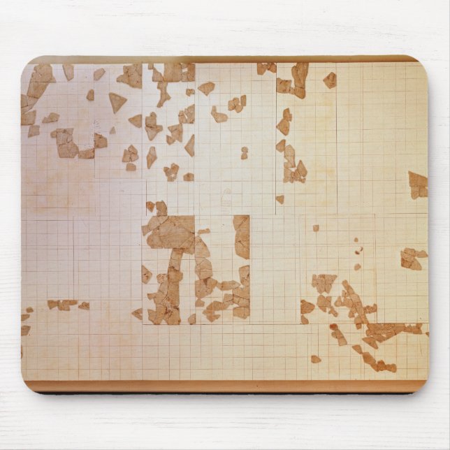 Rest eines Katasters Mousepad (Vorne)