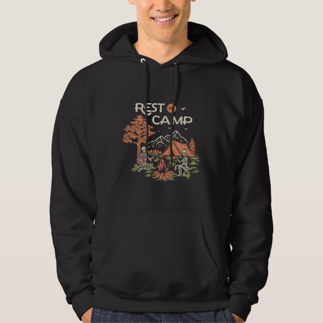 Rest in Camp Hoodie (Vorderseite)