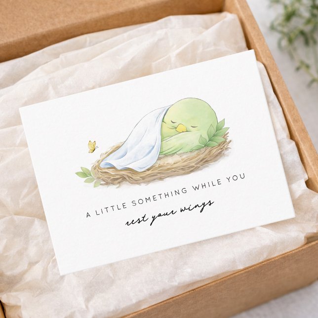 Rest Your Wings Mini Insert Cancer Support Card (Von Creator hochgeladen)