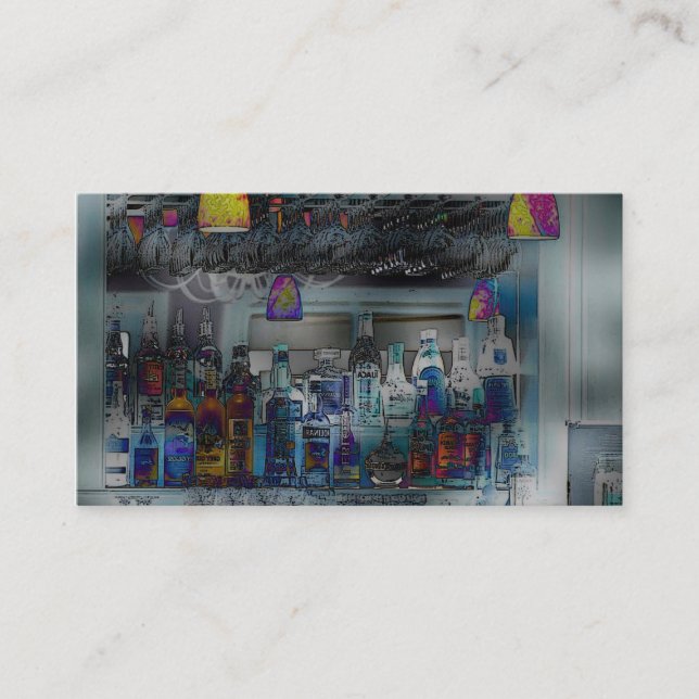 Restaurant-/Bar-Geschäfts-Karte Visitenkarte (Vorderseite)