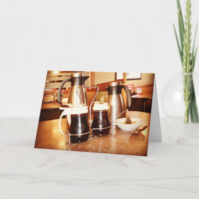 "Restaurant Breakfast Table" Karte (Vorderseite)