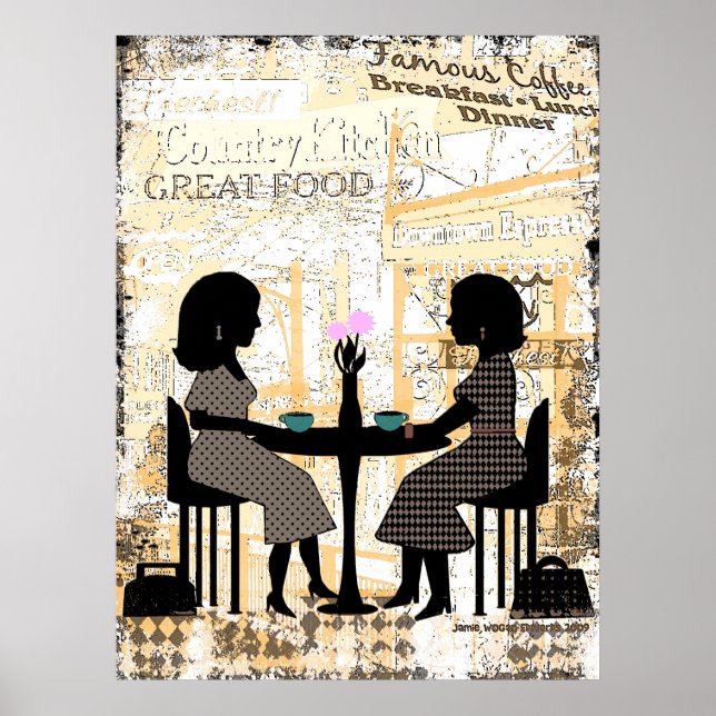 Restaurant Café Freundschaft Poster (Vorne)