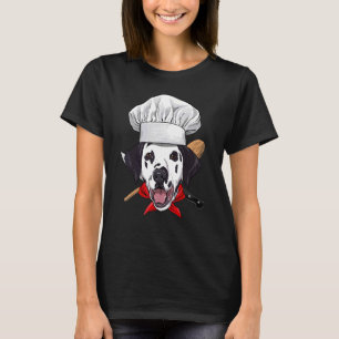 Restaurant Dalmatiner Koch Koch Küche Kochfeld T-Shirt