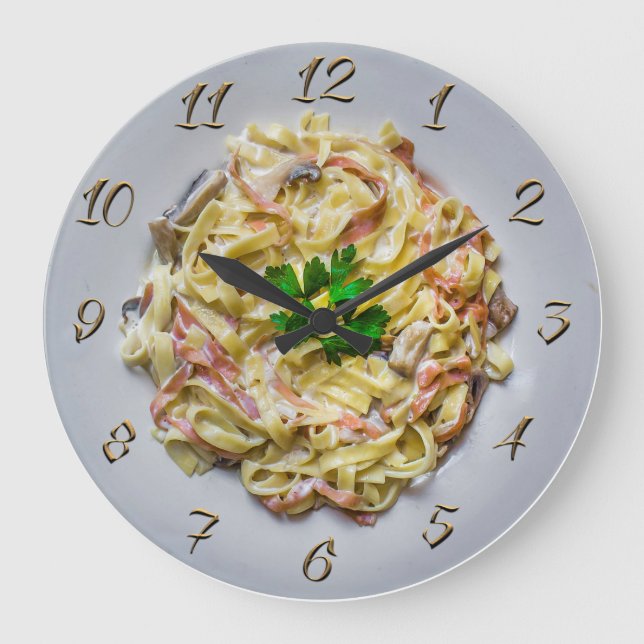 Restaurant (Fettuccin) Große Wanduhr (Vorderseite)