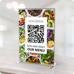 Restaurant Foto Scan Menü Bestellung QR Code Karte