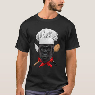 Restaurant Gorilla Koch Küche Koch Kulinarisches K T-Shirt