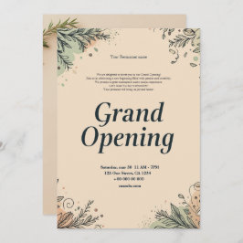 Restaurant Grand Opening Einladung