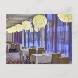 Restaurant im Hotel Postkarte