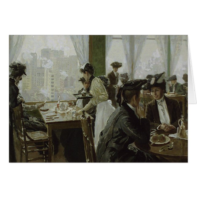 Restaurant in einem hohen Gebäude (Vorderseite (Horizontal))