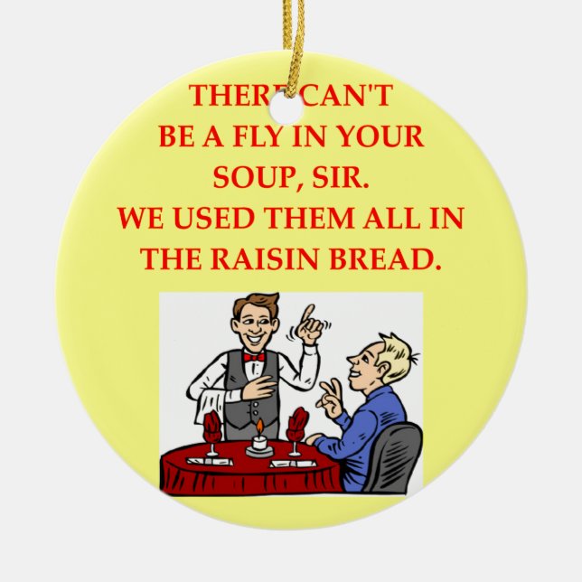 Restaurant Keramik Ornament (Vorne)