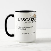 Restaurant L'ESCARGOT auf der Michigan Avenue, Chi